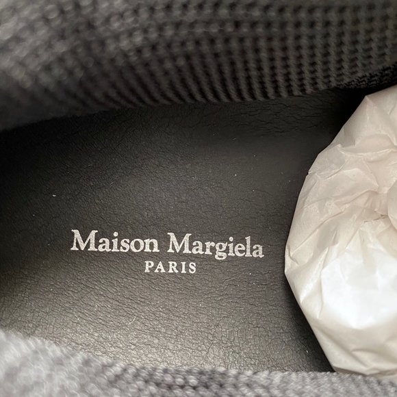 Margiela Retro Fit Nylon Grey Dad Bulky Sneakers - Picture 9 of 10